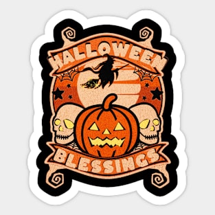 Halloween Blessings Sticker
